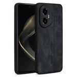 For Honor 300 AZNS 3D Embossed Skin Feel Phone Case(Black)