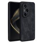 For Honor 300 Pro / 300 Ultra AZNS 3D Embossed Skin Feel Phone Case(Black)