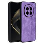 For Honor Magic7 AZNS 3D Embossed Skin Feel Phone Case(Purple)