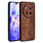 For Honor X60 Pro AZNS 3D Embossed Skin Feel Phone Case(Brown)