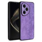 For Honor 400 Pro Global 160.8mm AZNS 3D Embossed Skin Feel Phone Case(Purple)
