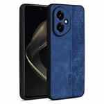 For Honor 400 Global 156.5mm AZNS 3D Embossed Skin Feel Phone Case(Sapphire Blue)