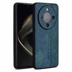 For Honor X70 5G AZNS 3D Embossed Skin Feel Phone Case(Dark Green)