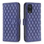 For TCL 40 NxtPaper Diamond Lattice Wallet Flip Leather Phone Case(Blue)