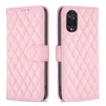 For TCL 40 NxtPaper Diamond Lattice Wallet Flip Leather Phone Case(Pink)