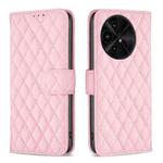 For TCL 50 XE/50 XL 5G Diamond Lattice Wallet Flip Leather Phone Case(Pink)