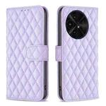 For TCL 50 XE/50 XL 5G Diamond Lattice Wallet Flip Leather Phone Case(Purple)