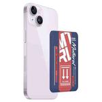 For iPhone 14 mutural Chuncai Series Magnetic Holder Card Slot(Blue Red)