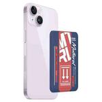 For iPhone 14 Plus mutural Chuncai Series Magnetic Holder Card Slot(Blue Red)