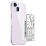 For iPhone 14 Plus mutural Chuncai Series Magnetic Holder Card Slot(White Grey)