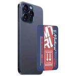 For iPhone 15 Pro Max mutural Chuncai Series Magnetic Holder Card Slot(Blue Red)