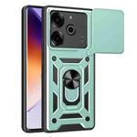 For Tecno Pova 6 Pro Sliding Camera Cover Design TPU+PC Phone Case(Green)