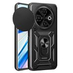 For Tecno Spark 30C 4G Sliding Camera Cover Design TPU+PC Phone Case(Black)