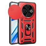 For Tecno Spark 30C 4G Sliding Camera Cover Design TPU+PC Phone Case(Red)