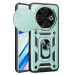 For Tecno Spark 30C 4G Sliding Camera Cover Design TPU+PC Phone Case(Green)