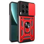 For Tecno Camon 30 4G / 5G Sliding Camera Cover Design TPU+PC Phone Case(Red)