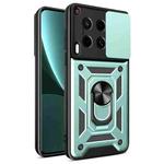 For Tecno Camon 30 4G / 5G Sliding Camera Cover Design TPU+PC Phone Case(Green)