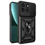 For Honor X8b Sliding Camera Cover Design TPU+PC Phone Case(Black)