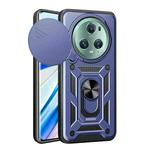 For Honor Magic5 Pro Sliding Camera Cover Design TPU+PC Phone Case(Blue)