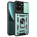 For  Honor 200 Smart Sliding Camera Cover Design TPU+PC Phone Case(Green)