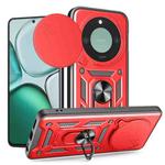 For Honor X9c Smart Sliding Camera Cover Design TPU+PC Phone Case(Red)