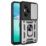For Honor 400 Pro Global 160.8mm Sliding Camera Cover Design TPU+PC Phone Case(Silver)