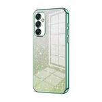 For Samsung Galaxy A24 4G Gradient Glitter Powder Electroplated Phone Case(Green)