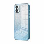 For Samsung Galaxy F14 5G Gradient Glitter Powder Electroplated Phone Case(Blue)