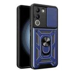 For vivo V29e Southeast Asian / Y200 5G Sliding Camera Cover Design TPU+PC Phone Case(Blue)