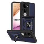 For vivo Y400 Pro 5G India Sliding Camera Cover Design TPU+PC Phone Case(Blue)