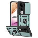 For vivo Y400 Pro 5G India Sliding Camera Cover Design TPU+PC Phone Case(Green)