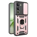 For vivo Y400 5G Sliding Camera Cover Design TPU+PC Phone Case(Rose Gold)
