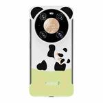 For Huawei Mate 40 Pro Frameless Panda Series TPU Phone Case(Proud Panda)