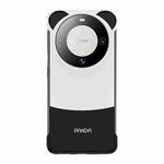 For Huawei Mate 60 Frameless Panda Series TPU Phone Case(Black White Panda)