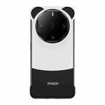 For Huawei Mate 60 RS Ultimate Frameless Panda Series TPU Phone Case(Black White Panda)