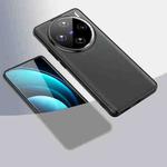 For vivo X100 Armor Clear TPU Hybrid PC Phone Case(Matte Black)