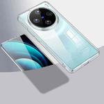 For vivo X100 Pro Armor Clear TPU Hybrid PC Phone Case(Clear)