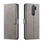 For Xiaomi Redmi 9 LC.IMEEKE Calf Texture Horizontal Flip Leather Case, with Holder & Card Slots & Wallet(Grey)