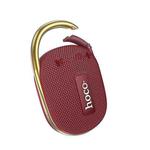 hoco HC17 Easy Joy Outdoor Bluetooth 5.3 Speaker Support TF Card / FM(Wine Red)