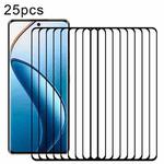 For Realme 12 Pro / 12 Pro + 25pcs 3D Curved Edge Full Screen Tempered Glass Film