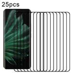 For Realme P2 Pro 25pcs 3D Curved Edge Full Screen Tempered Glass Film