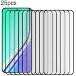 For Realme P3 Pro 25pcs 3D Curved Edge Full Screen Tempered Glass Film