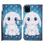 For Samsung Galaxy A81 / M60s / Note 10 Lite Colored Drawing Pattern Horizontal Flip Leather Case with Holder & Card Slots & Wallet(Rabbit)