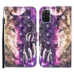 For Samsung Galaxy S20+ Colored Drawing Pattern Horizontal Flip Leather Case with Holder & Card Slots & Wallet(Wind Chime Wolf)