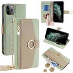 For iPhone 11 Pro Crossbody Litchi Texture Leather Phone Case(Green)
