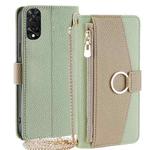 For TCL 505 4G Crossbody Litchi Texture Leather Phone Case(Green)