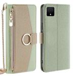 For TCL 502 Crossbody Litchi Texture Leather Phone Case(Green)