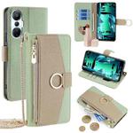 For Infinix Hot 20S Crossbody Litchi Texture Leather Phone Case(Green)