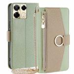 For Infinix Note 40 Pro 5G Crossbody Litchi Texture Leather Phone Case(Green)