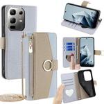 For Infinix Note 50x 5G Crossbody Litchi Texture Leather Phone Case(Blue)